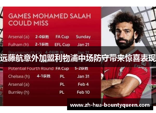 远藤航意外加盟利物浦中场防守带来惊喜表现