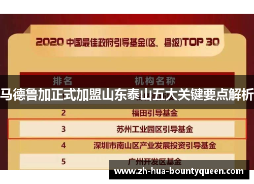 马德鲁加正式加盟山东泰山五大关键要点解析